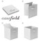 Casafield Set of 12 Collapsible Fabric Cube Storage Bins - Foldable Cloth Baskets for Shelves, Cubby Organizers & More